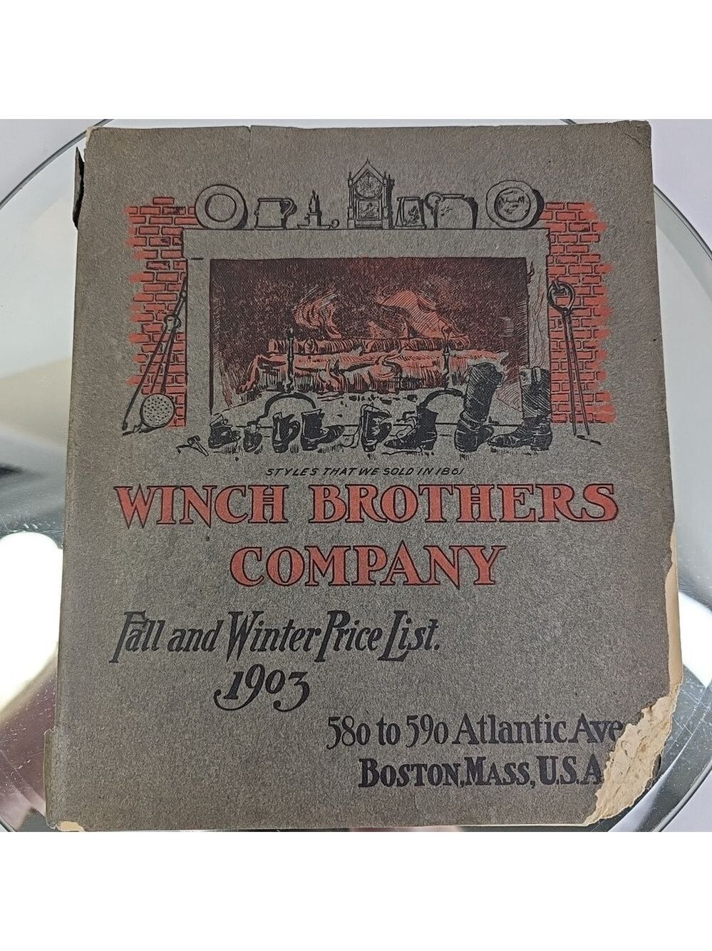 1903 Winch Brothers Catalog Antique Shoe Retail Book Boston Massachusetts USA